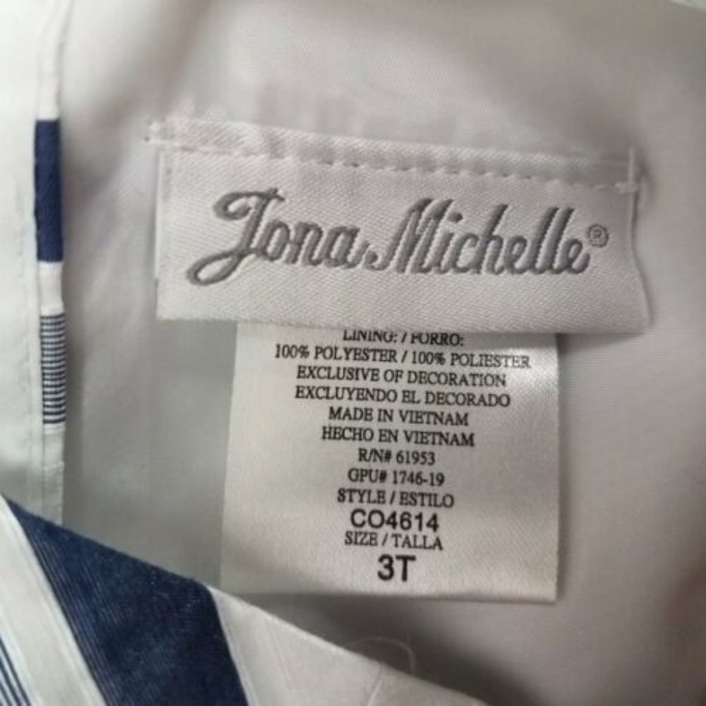 Jona Michelle Toddler Girls 3T Tulle Formal Specia - Picture 5 of 5